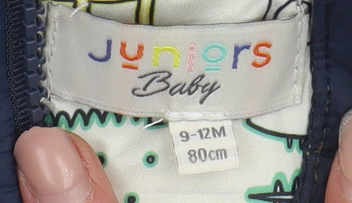 Juniors Baby Blue Puffer Jacket 9-12 Months