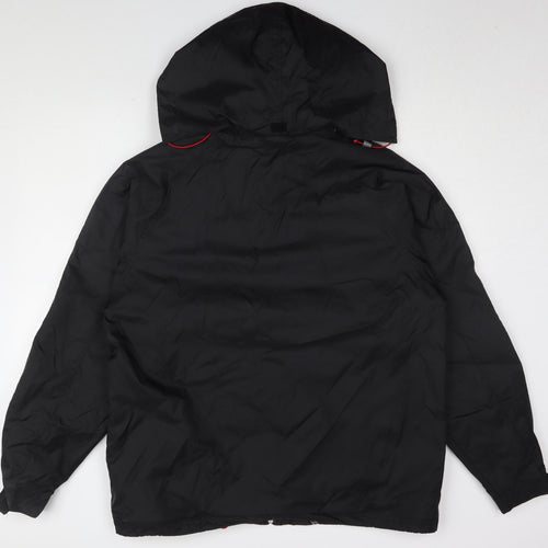 B&C Collection Black Unisex Rain Jacket L