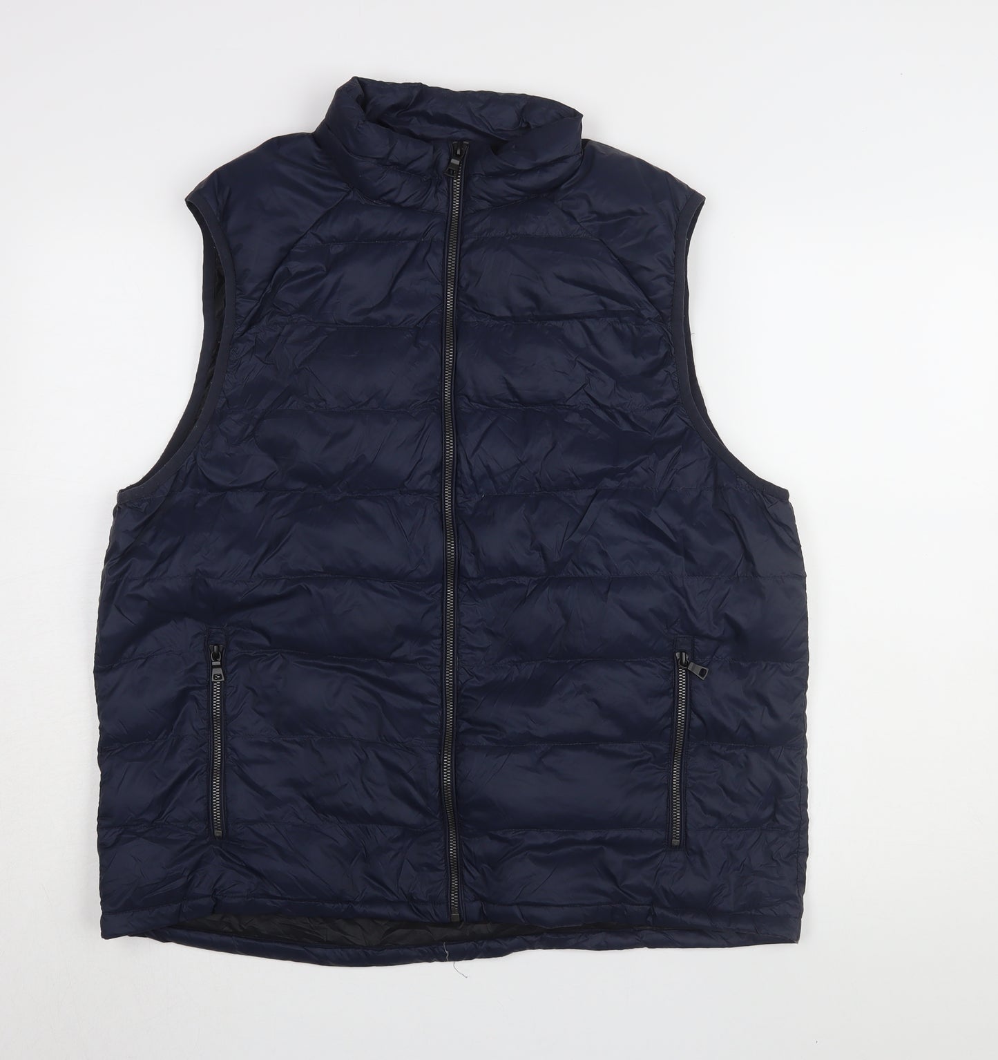 Marks and Spencer Men's Blue XL Puffer Waistcoat