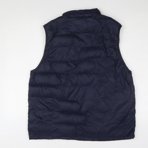 Marks and Spencer Men's Blue XL Puffer Waistcoat