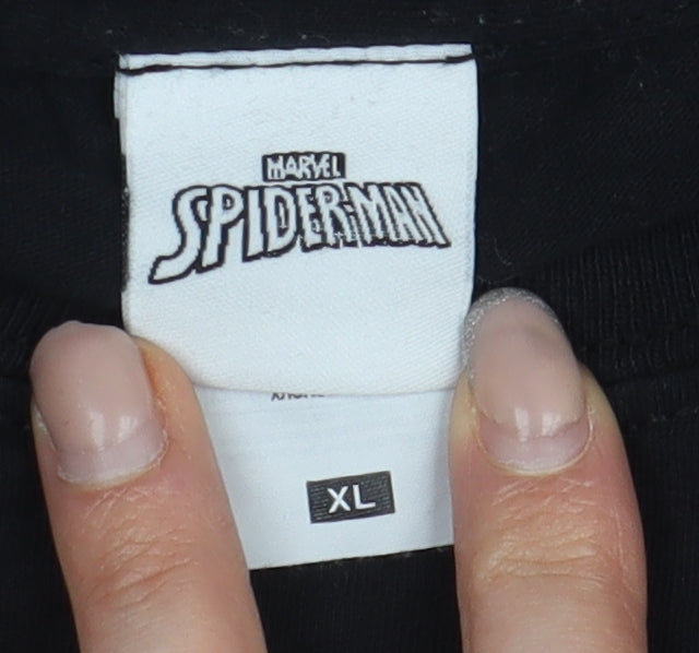 Marvel Men's Spider-Man Black XL T-Shirt