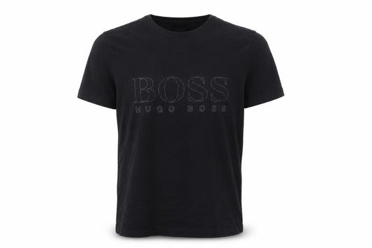 Front view of Hugo Boss Black Men's T-Shirt, size S, Regular Fit
