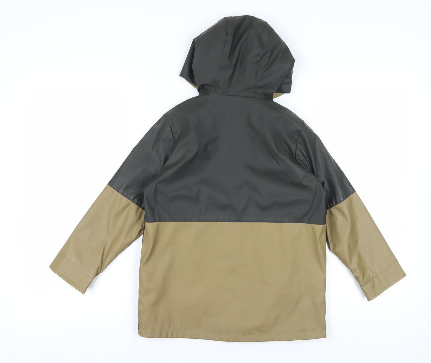 Firetrap Boys Colourblock Rain Coat, 7-8 Years, Hooded