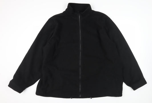 Snowdonia Men's Black 2XL Fleece Jacket