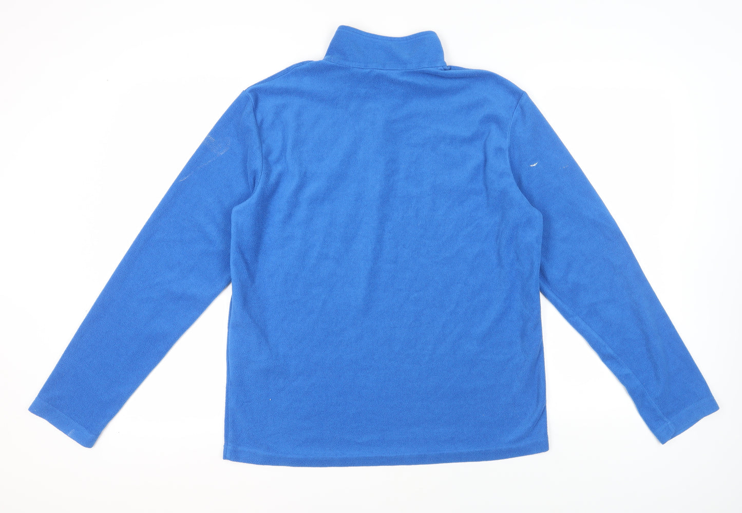 Regatta Men's Blue 1/4 Zip Fleece Sweatshirt L