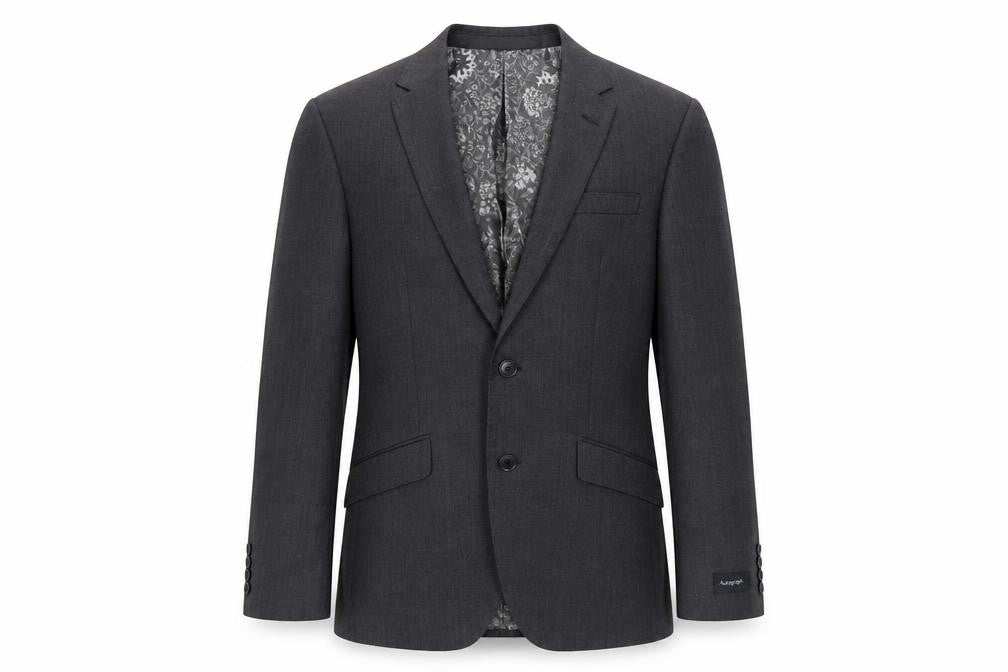 Front view of Marks & Spencer Men's Grey Blazer, size 36R, Formal