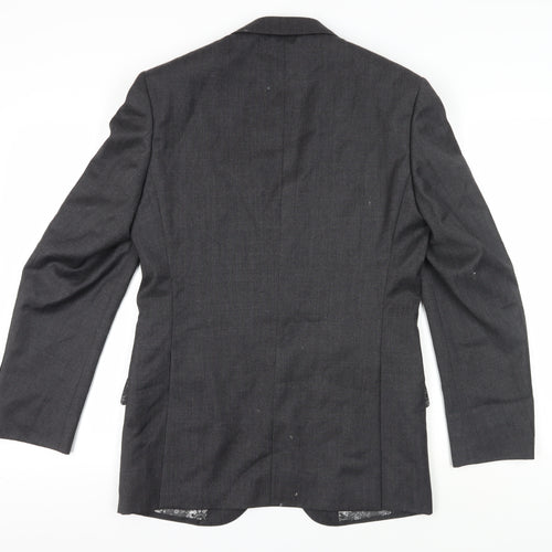 Marks and Spencer Men's Grey Blazer, Size 36R, Formal