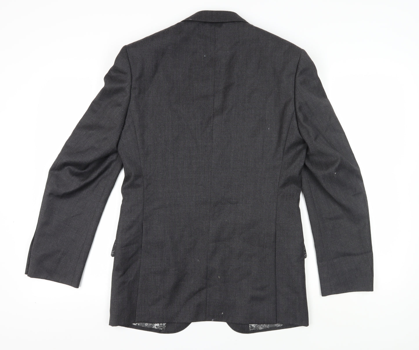 Marks and Spencer Men's Grey Blazer, Size 36R, Formal