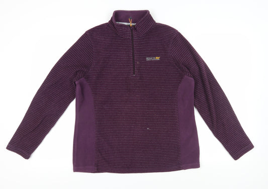 Regatta Women's Purple Pullover Sweatshirt, Size 14