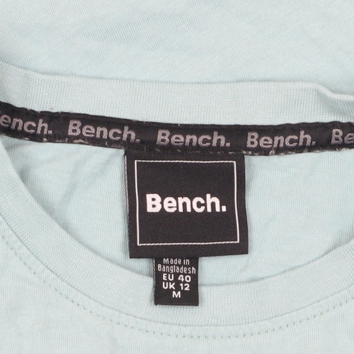 Bench Unisex Blue Cotton T-Shirt, Size M, Casual Wear