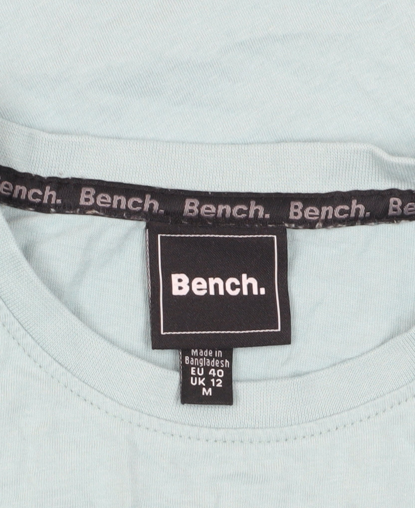 Bench Unisex Blue Cotton T-Shirt, Size M, Casual Wear