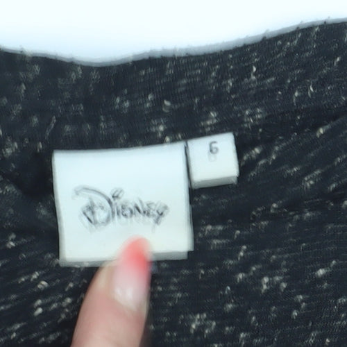 Disney Teens Black Tinkerbell T-Shirt Size 10