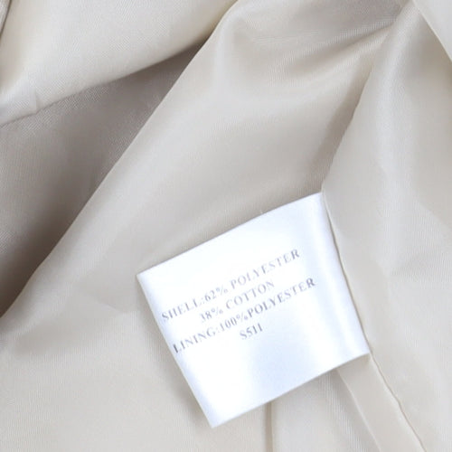 EWM Women's Beige Basic Jacket Size 22