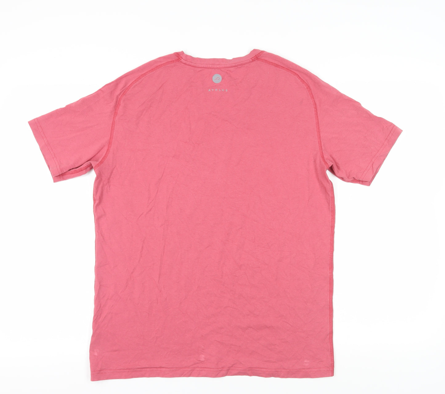 Athlos Men's Pink XL Bamboo Blend T-Shirt