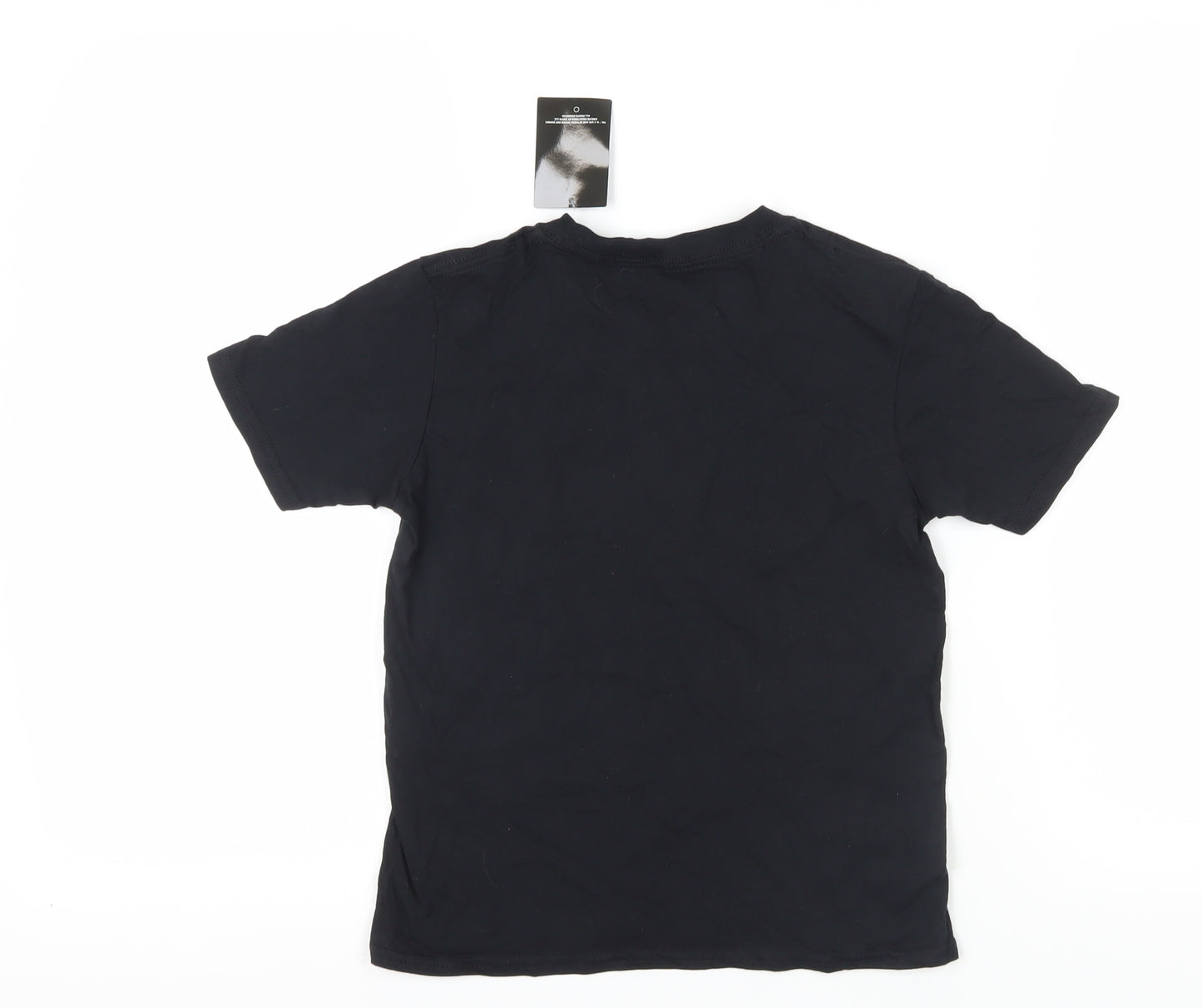 UFC Boys Black Cotton T-Shirt 7-8 Years Sports Logo