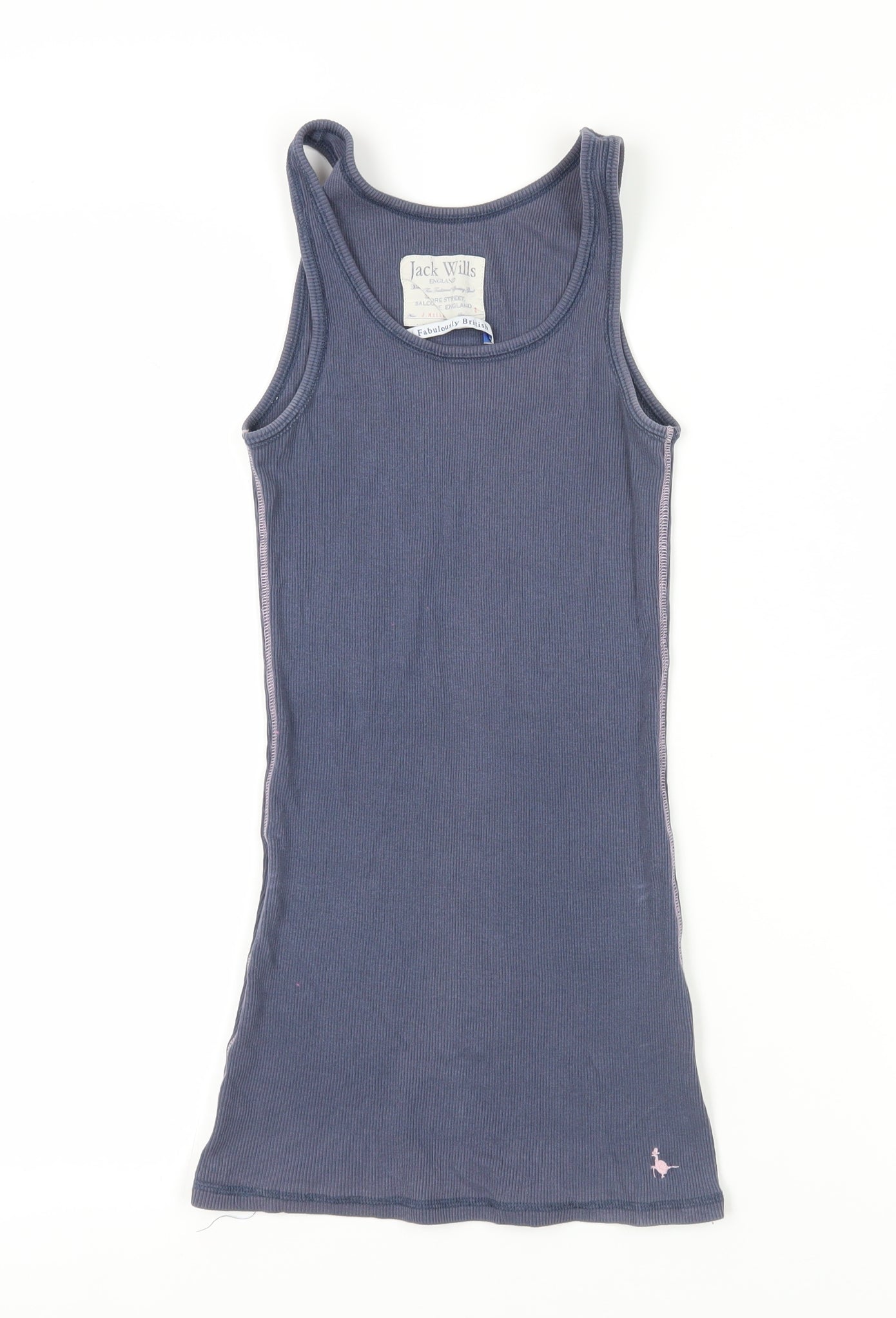 Jack Wills Women's Blue Tank Top, Sleeveless, Size 8