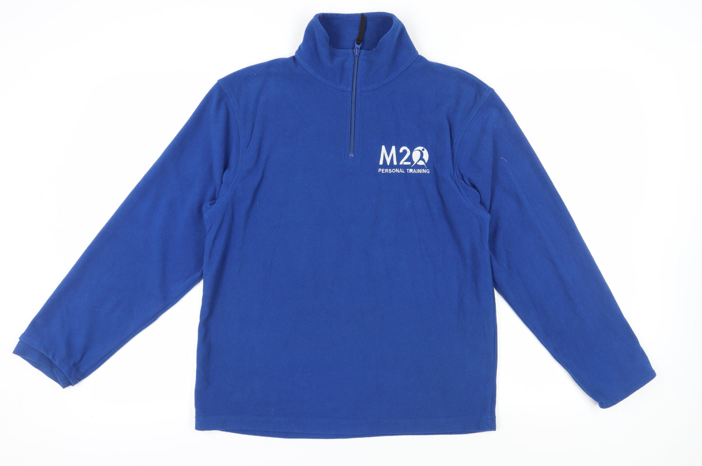 Regatta Men's Blue 1/4 Zip Fleece Sweatshirt S