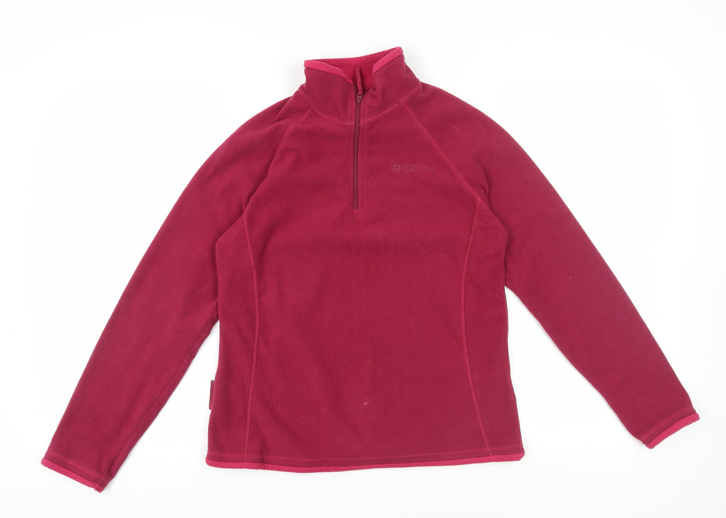 Mountain Warehouse Women's Red Fleece Pullover Size 10