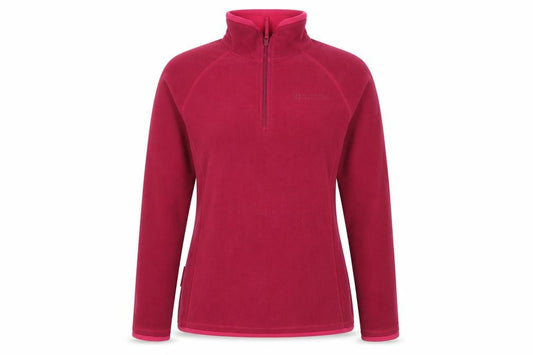 Front view of Mountain Warehouse Women's Red Fleece Pullover, size 10