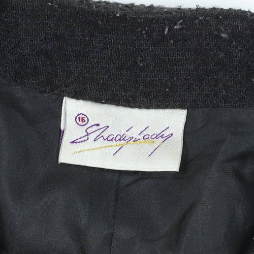 Shady Lady Women's Multicoloured Blazer, Size 16, Cropped