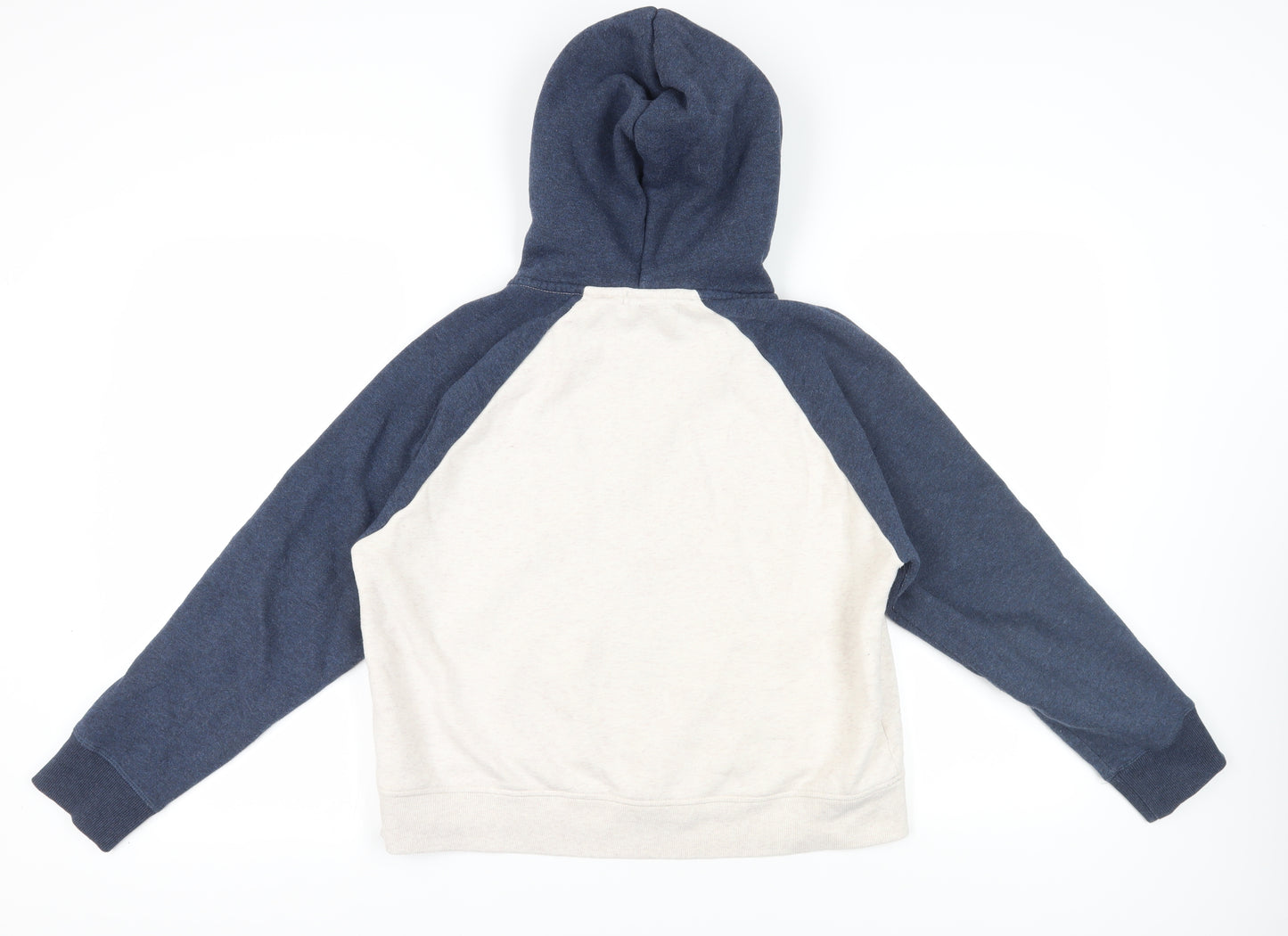 Superdry Women's Blue Full Zip Hoodie, Size 16