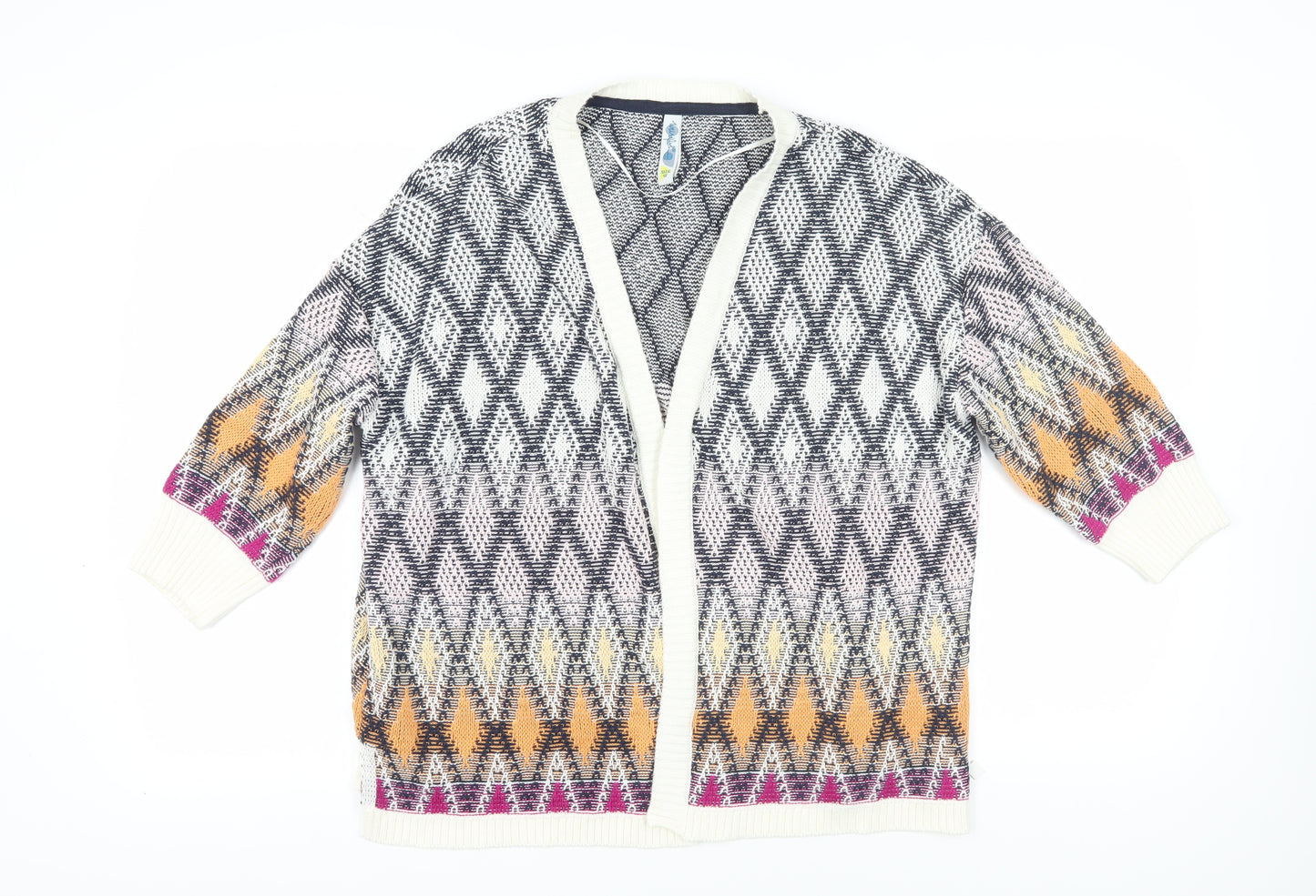 Weird Fish Women’s Multicoloured Cardigan Size 12