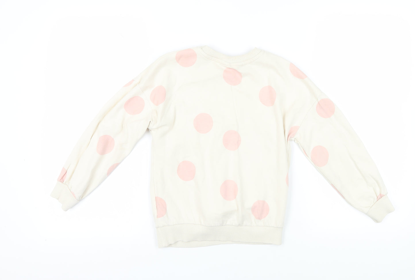 George Girls White Mickey Mouse Graphic Sweatshirt 9-10 Years