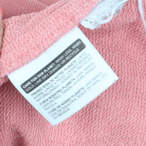 Levi's Women's Pink Logo Sweatshirt XS Raglan Sleeve