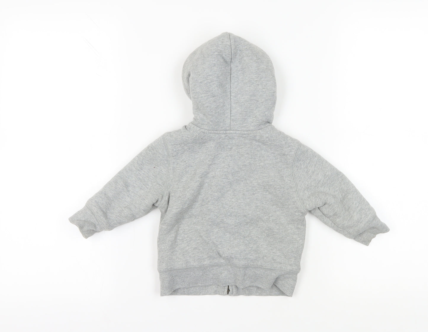 Gap Unisex Baby Grey Hooded Jacket 12-18 Months