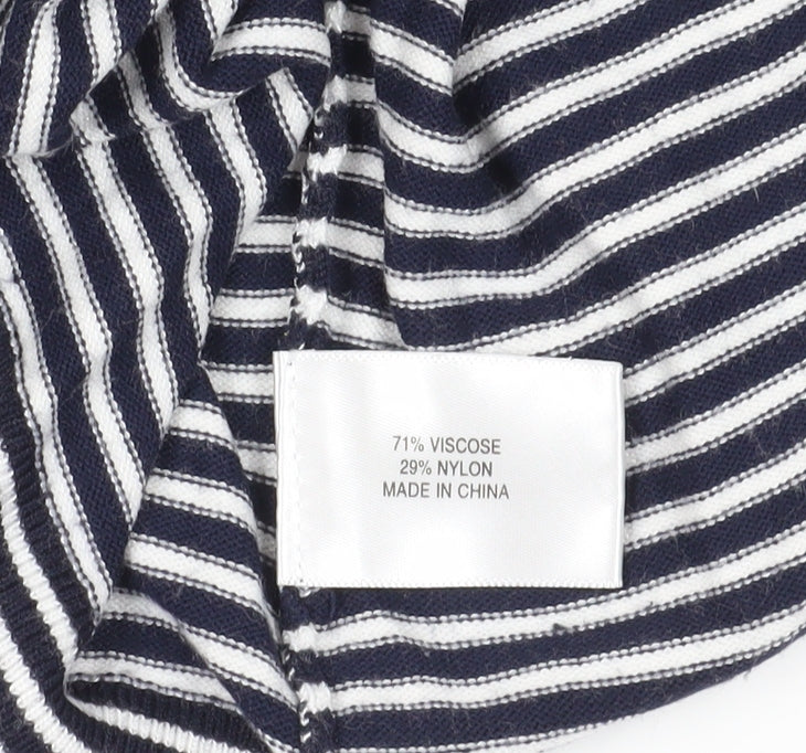 CC Women's Multicoloured Striped Pullover Jumper M