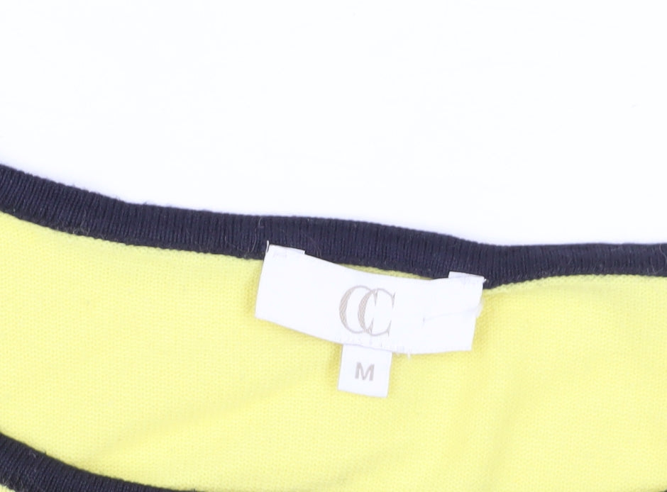 CC Women's Multicoloured Striped Pullover Jumper M