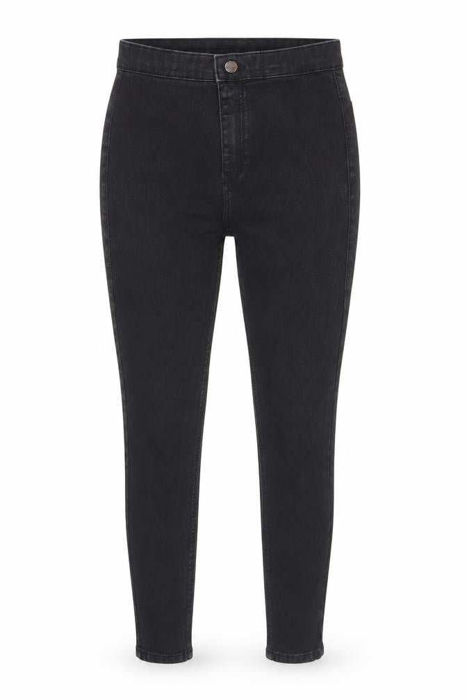 Front view of Topshop Women's Black Skinny Jeans -, size 25