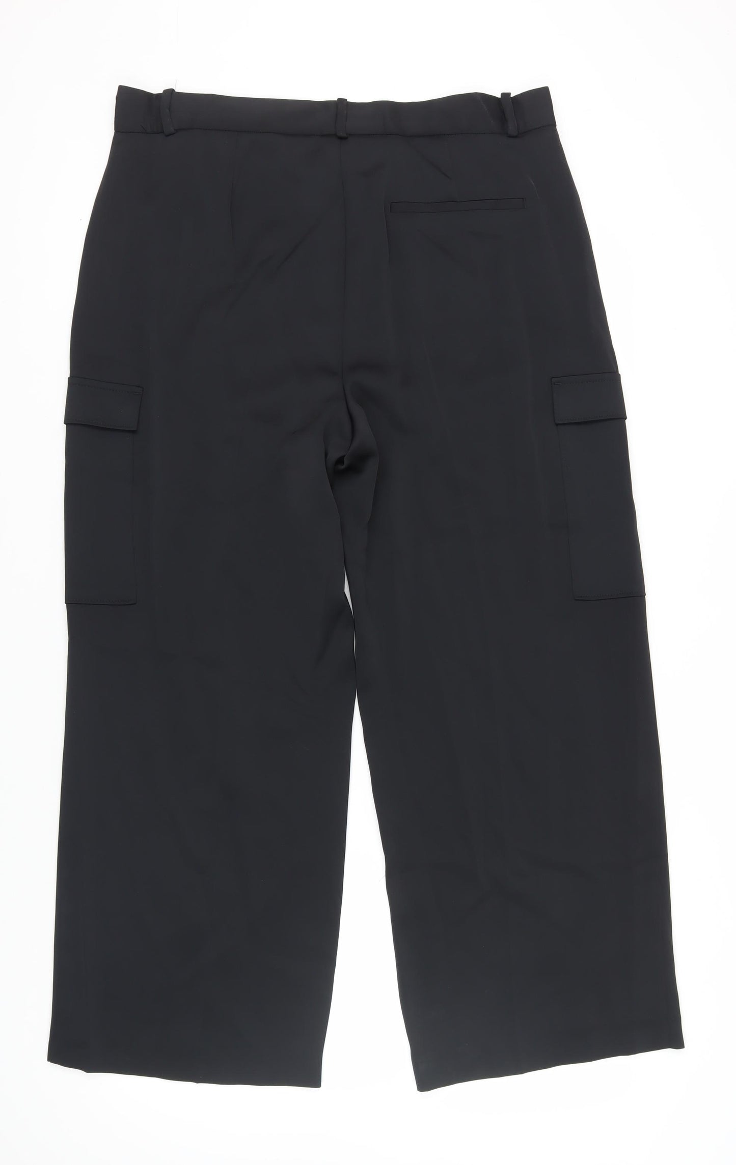 Marks and Spencer Women's Black Cargo Trousers Size 18