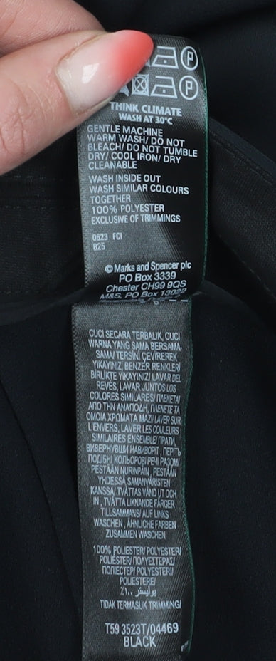 Marks and Spencer Women's Black Cargo Trousers Size 18