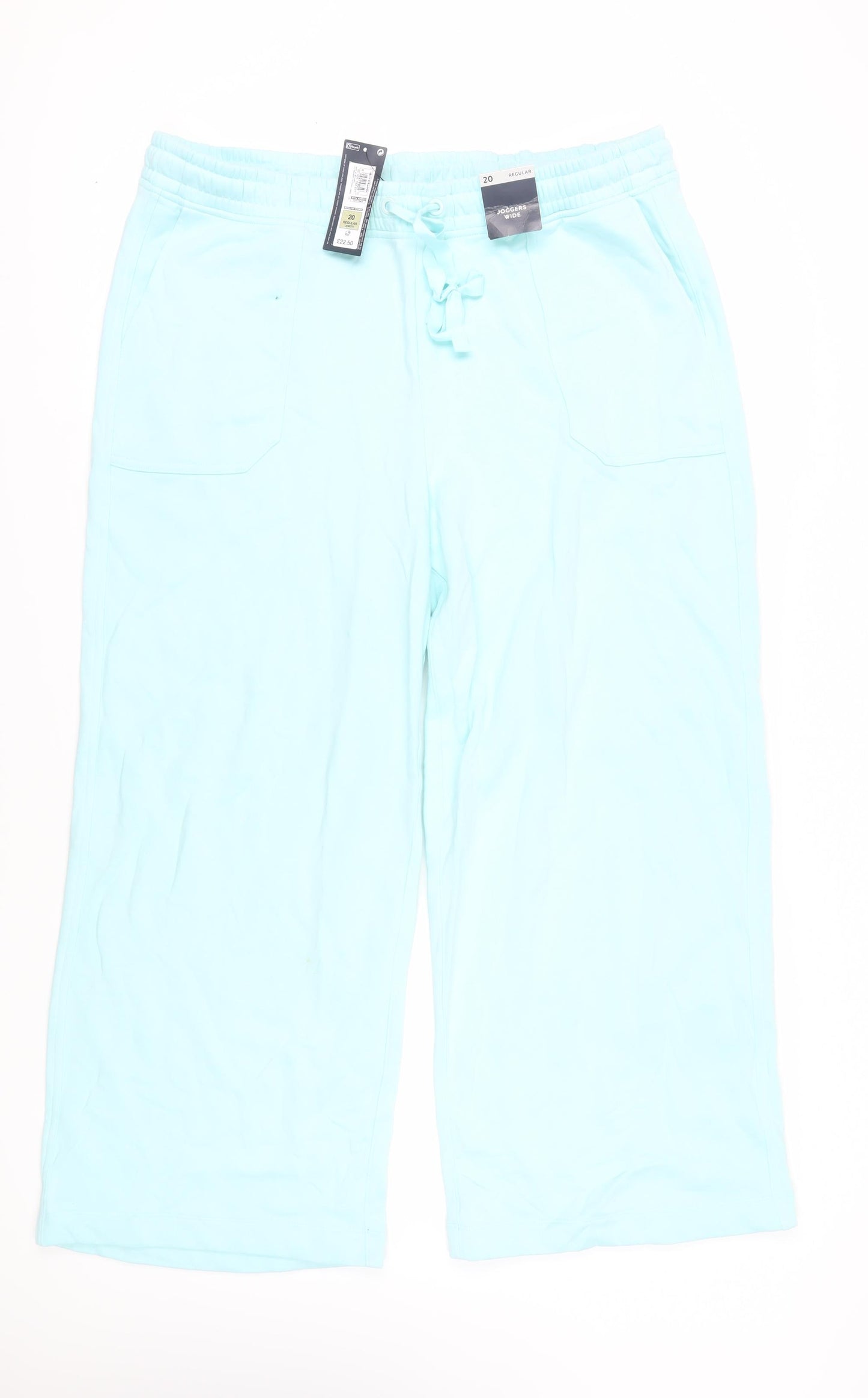 Marks and Spencer Women's Jogger Trousers Blue Size 20
