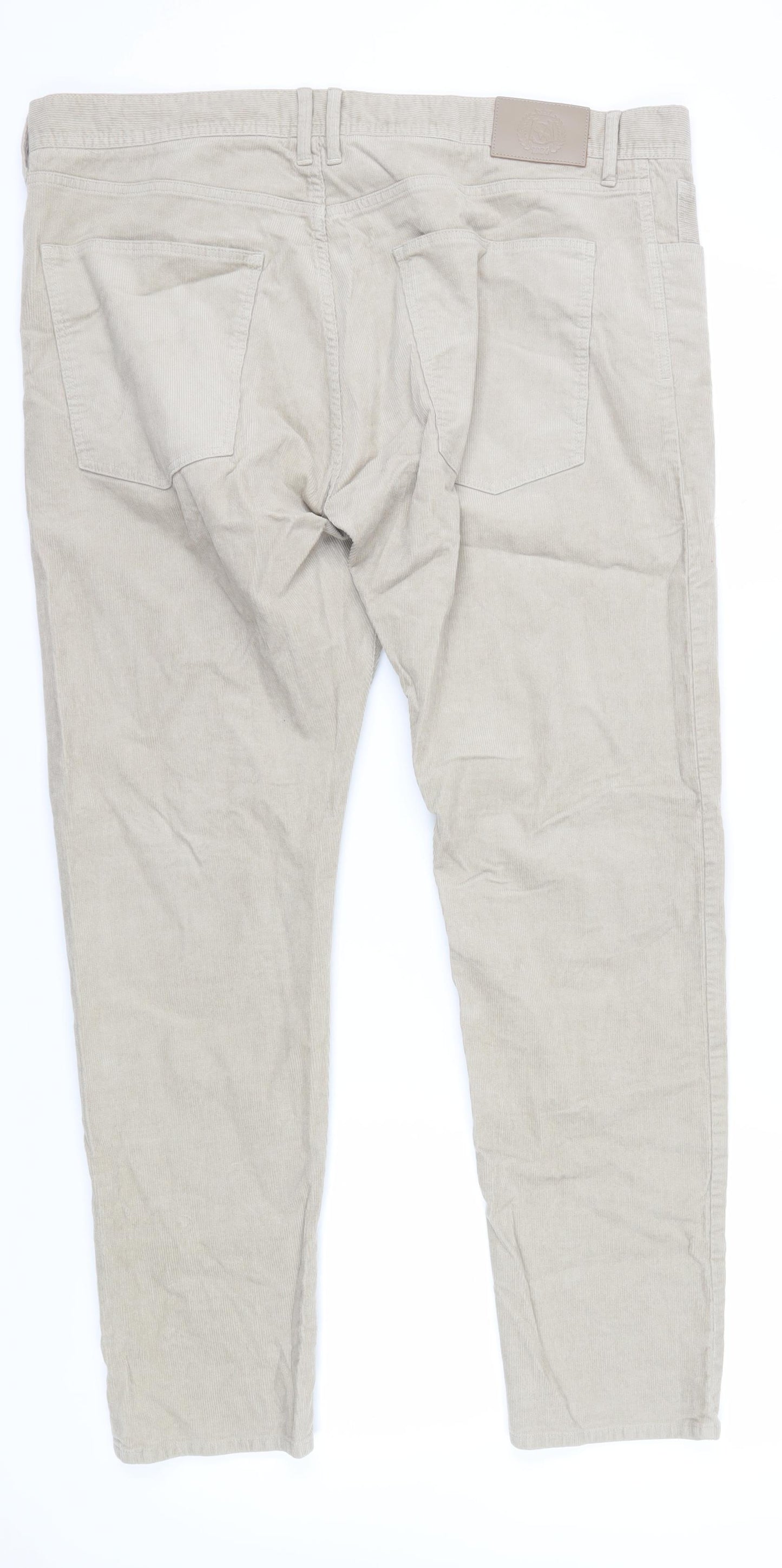 Marks and Spencer Men's Beige Chino Trousers