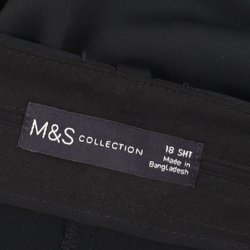 Marks and Spencer Women's Black Cargo Trousers