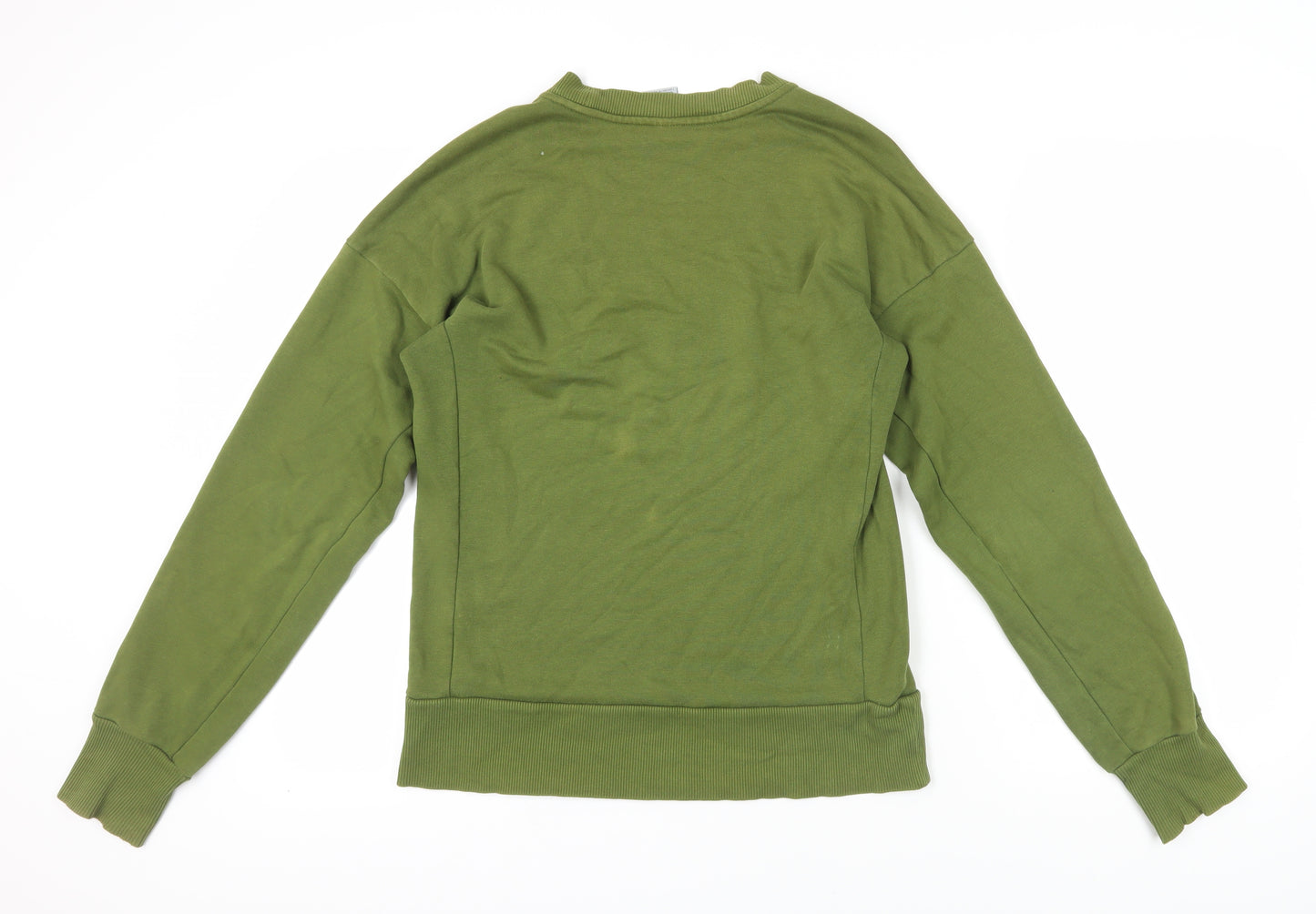 Nike Unisex Green Graphic Sweatshirt Size S