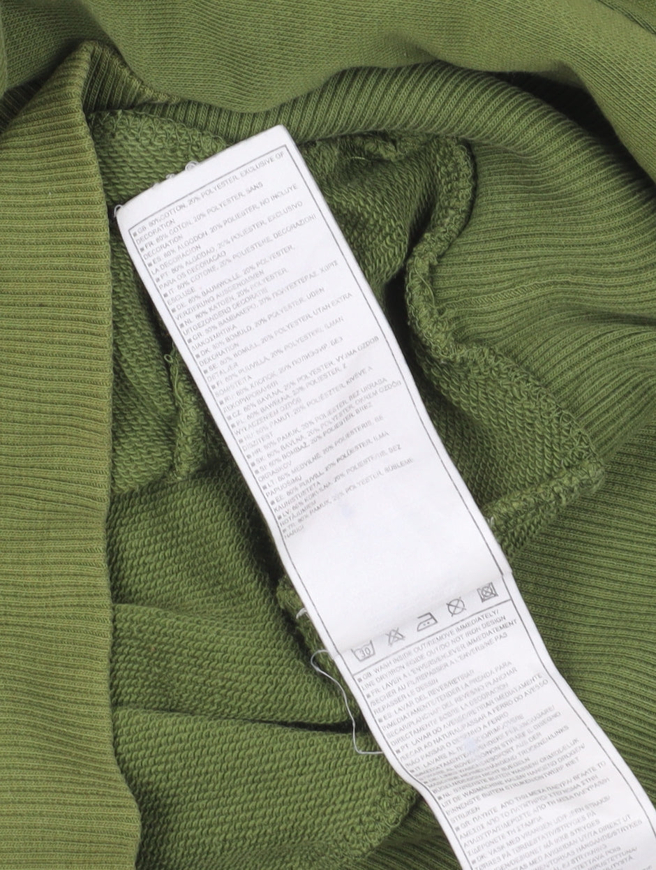 Nike Unisex Green Graphic Sweatshirt Size S