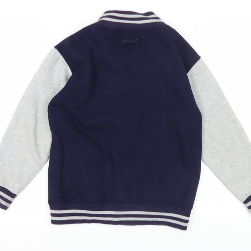 Malcolm & Gerald Boys Blue Varsity Jacket 12-13 Years