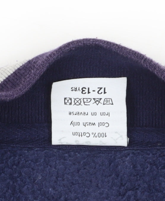 Malcolm & Gerald Boys Blue Varsity Jacket 12-13 Years