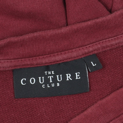 The Couture Club Men's Red Pullover Sweatshirt L
