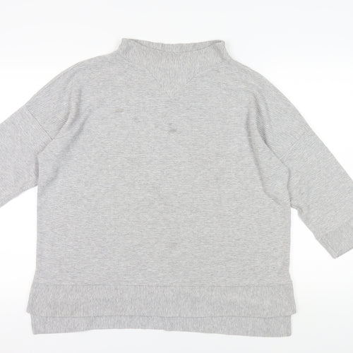 French Connection Grey Pullover Sweatshirt - Women's Size L
