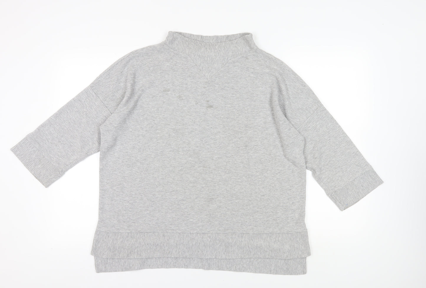 French Connection Grey Pullover Sweatshirt - Women's Size L