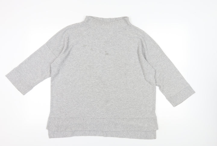 French Connection Grey Pullover Sweatshirt - Women's Size L
