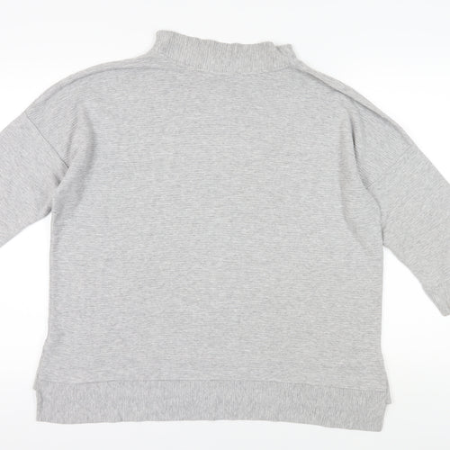 French Connection Grey Pullover Sweatshirt - Women's Size L