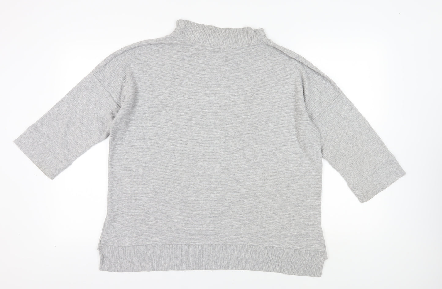 French Connection Grey Pullover Sweatshirt - Women's Size L