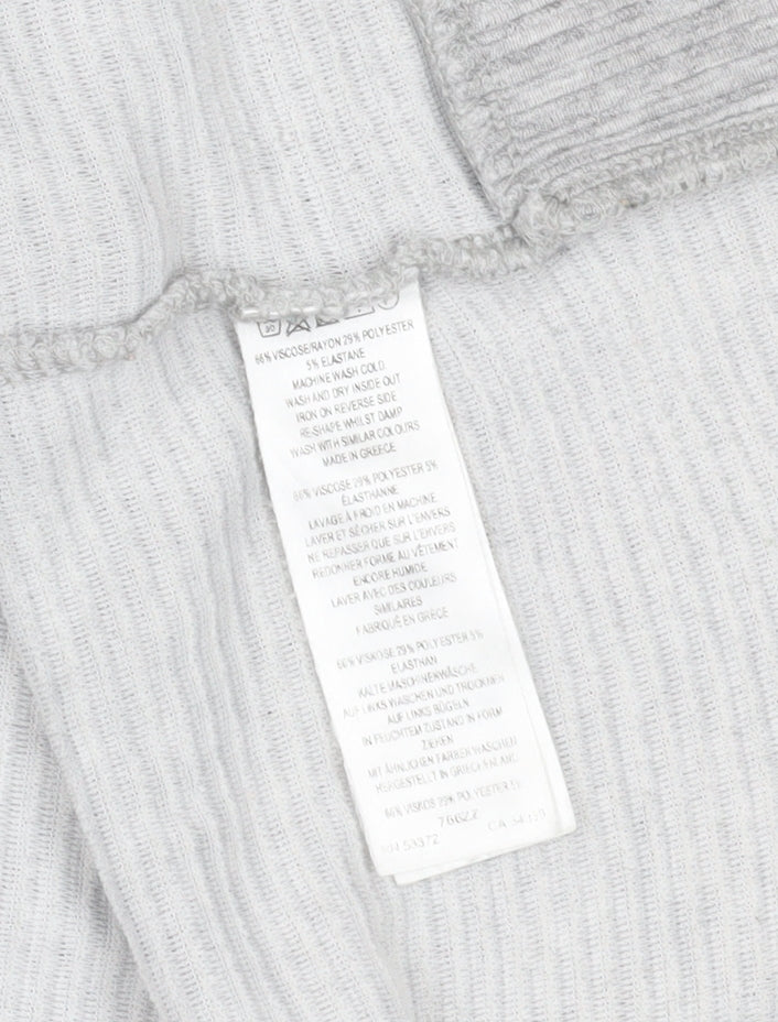 French Connection Grey Pullover Sweatshirt - Women's Size L