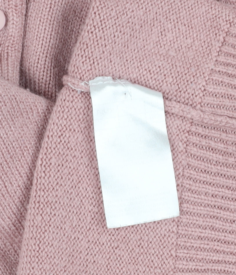 Damart Women's Pink Collared Pullover Jumper Size 16