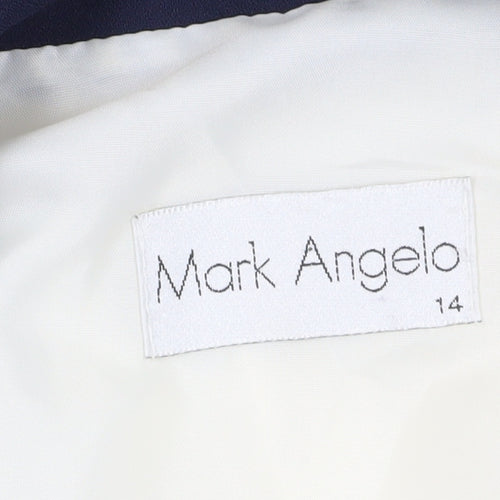 Mark Angelo Women's Ivory Cropped Blazer, Size 14